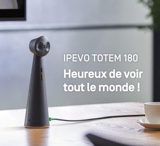 IPEVO lance la caméra de conférence panoramique TOTEM 180